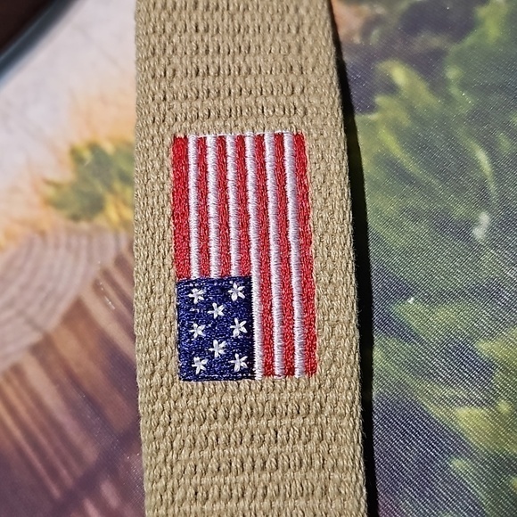Walter Hagen USA American Flag Belt Size 28-30 Medium - Picture 2 of 5